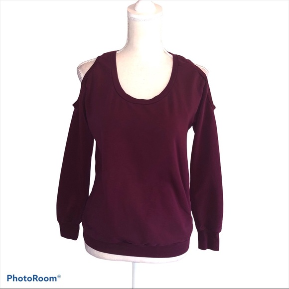 Young Fabulous & Broke Cold shoulder sweatshirt - Picture 1 of 6